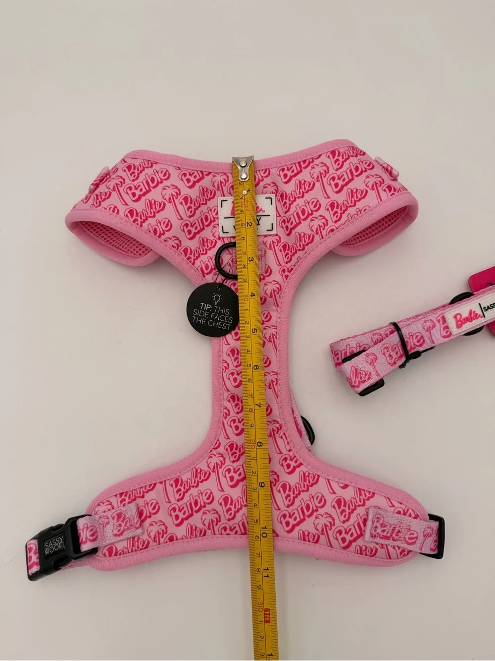 Barbie Pink Dog Harness and Leash Set - Large
